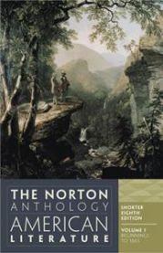 The Norton Anthology of American Literature: Beginnings to 1865 Pocket Akseptabel bruktbok med markeringer