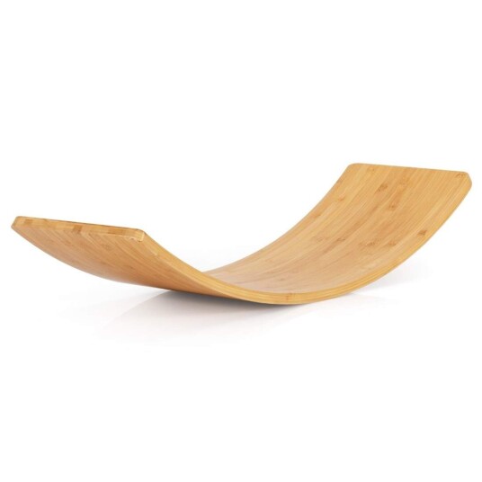 Balansebrett av tre bambusbrett 90 x 30 x 16,5 cm natur