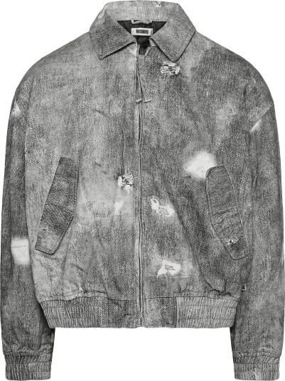 Woodbird Wbbao Printed Jacket GREY BLACK S