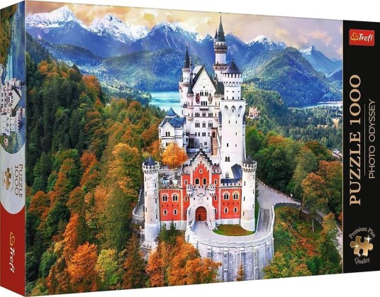 Neuschwanstein Castle 1000-biters Premium Plus-puslespill