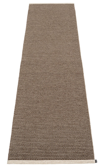 Pappelina Mono matte mørk brun 60x150 cm