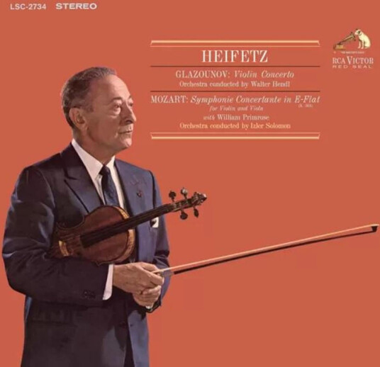 Glazounov: Violin Concerto / Mozart: Symphonie