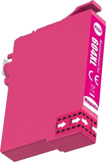 Blekkpatron til Epson-skrivere 604XL magenta / kompatibel patron / 10 ml / C13T10H34010