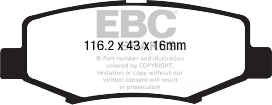EBC Brakes DP61799 Bremseklosser