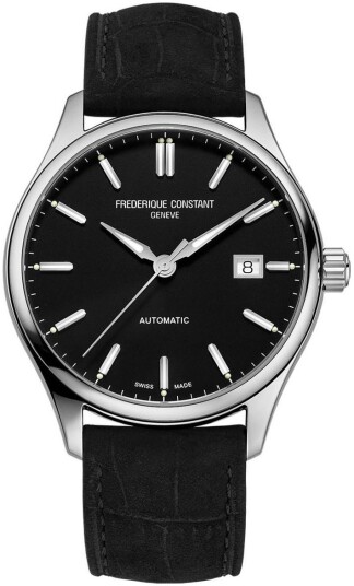 Frederique Constant Herreklokke FC 303NB5B6 Classics Sort/Lær Ø40 mm