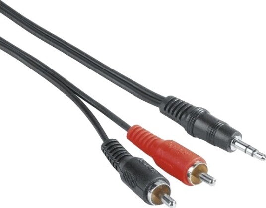 Hama 00205107 3.5Mm Hankjønn 2 X Rca Hankjønn 5 M Svart Rød