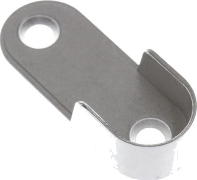 Holder Travers Oval 30X15mm | Skrue | Krom