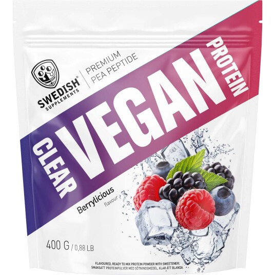 Swedish Supplements Clear Vegan Protein - Berrylicious 400 g