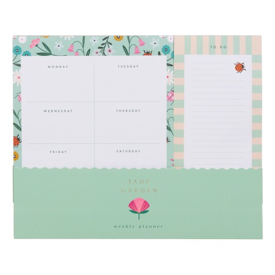 Whsmith Ukesplanlegger M/Magnet Jade Garden Whsmith Ukesplanlegger M/Magnet Jade Garden