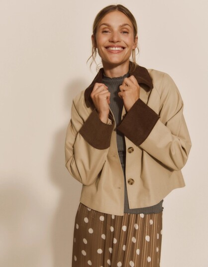 Rosemunde Rwdijon Ls Short Jacket Beige 34