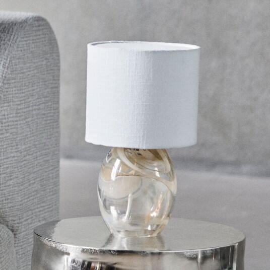 Bordlampe House Doctor Hite Beige Stue Glass Design 28 Beige