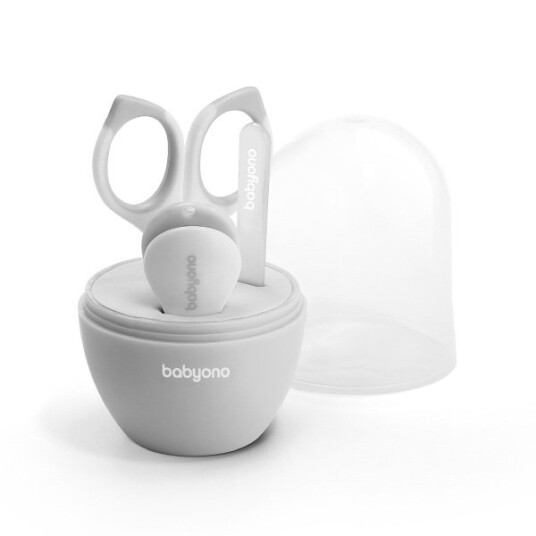 Babyono Neglepleiesett Grey