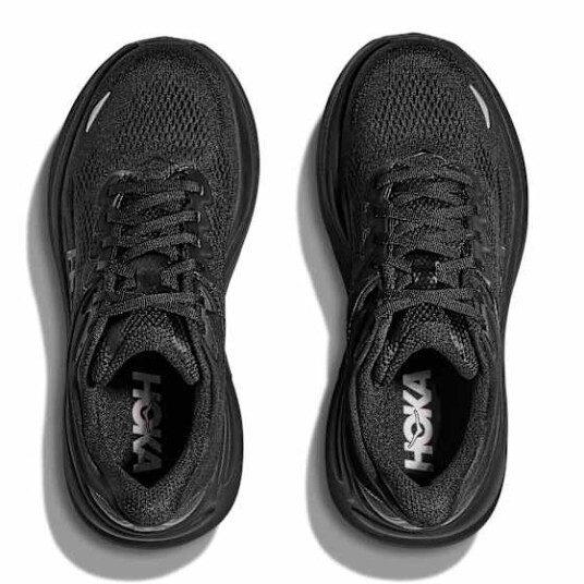 Hoka Bondi 9 Wide Dame Bblc/Black/Black 37 1/3