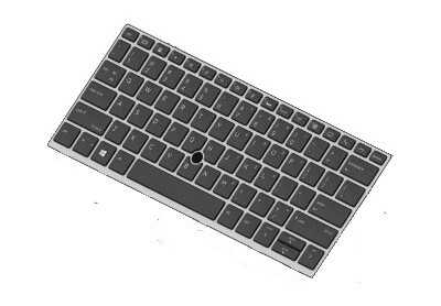 Hp - Erstatningstastatur For Bærbar Pc - Med Pekepinne - Storbritannia - For Elitebook 735 G5 Notebook, 830 G5 Notebook