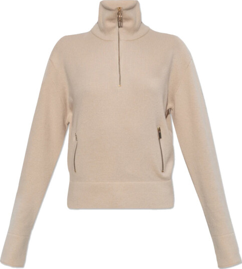 Victoria Beckham Dame Strikkevarer Beige XS,