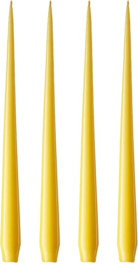 ester & erik lys 4 stk. lakket Lemon drop 15 0 32 cm