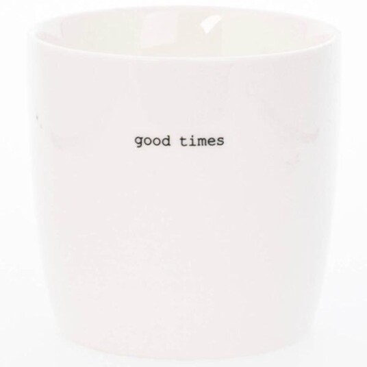Sögne Home  Krus good times 30 cl hvit