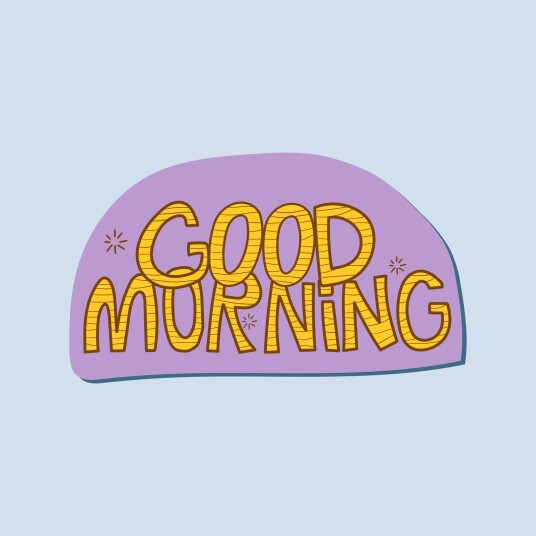 Namly Design Plakat God morgen design POSTERSQUARECHNKQR