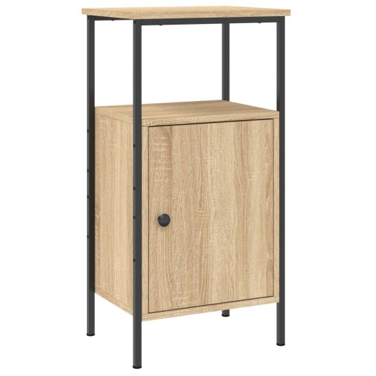 Nattbord 2 stk sonoma eik 41x31x80 cm konstruert tre 8720845938857