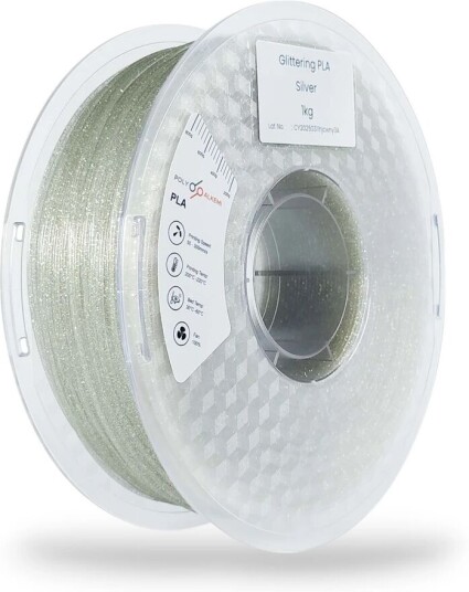 Polyalkemi Pla Glittering Glittering Silver