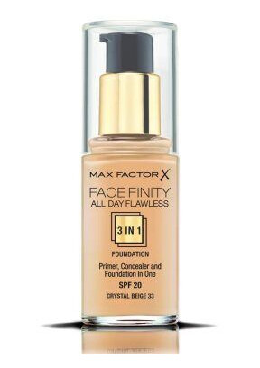 Max Factor Facefinity 3-in-1 Foundation SPF20 30ml Crystal Beige
