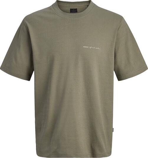 Jack & Jones T skjorte Jprblaowen Ss Branding Tee Sn Grå
