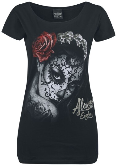 Alchemy England T-skjorte Widow's Weed S til XXL Damer svart Alchemy England T-skjorte Widow's Weed S til XXL Damer svart