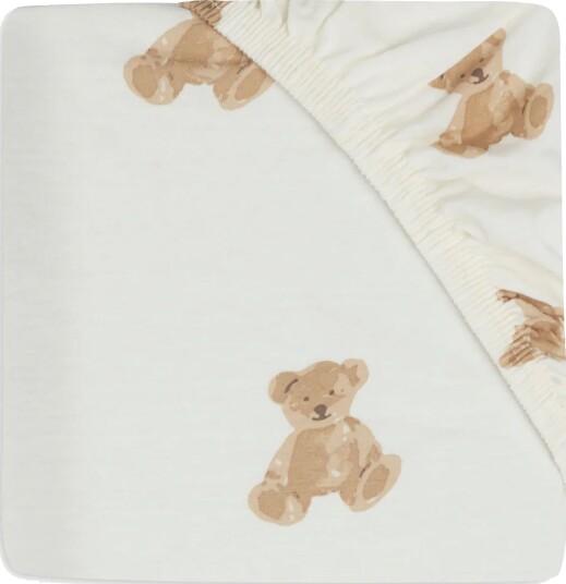 Jollein Stretchlaken 60x120 Teddy Bear Jollein Stretchlaken 60x120 Teddy Bear