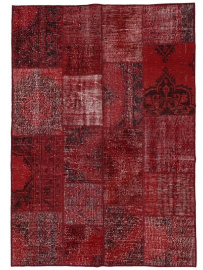 Håndknyttet. Opphav: Turkey Patchwork Turkiet 140x200