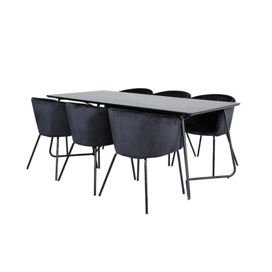 Venture Home Spisegruppe Venture Home Annika Spisebord og Bergen Spisestol GR22331