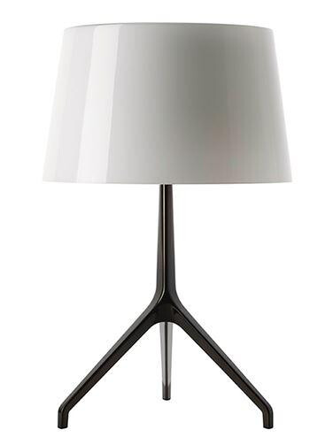 Foscarini Lumiere Xxs Bordlampe Hvit Sortforkromet