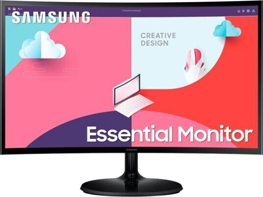 Samsung S27C364EAU 27" Full HD VA Skjerm med 75Hz og 4ms Reaksjonstid - Svart Samsung S27C364EAU 27" Full HD VA Skjerm med 75Hz og 4ms Reaksjonstid - Svart
