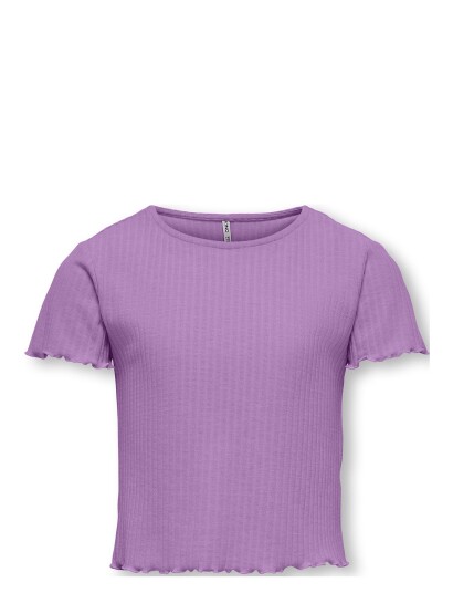 Kids Only Kognella S/S O-Neck Top Noos Jrs Purple 122-128 Kids Only Kognella S/S O-Neck Top Noos Jrs Purple 122-128
