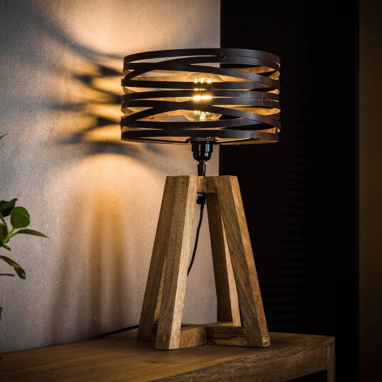 ZIJLSTRA Bordlampe Crossround Brun / rust Stue / spisestue Metall Vintage ZIJLSTRA Bordlampe Crossround Brun / rust Stue / spisestue Metall Vintage
