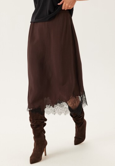 Object Objdalme Mw Long Lace Skirt E Aw Fair 25 Brown 38 Object Objdalme Mw Long Lace Skirt E Aw Fair 25 Brown 38