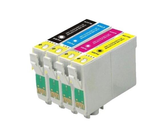 Epson Kompatibel - Epson T1001/t1002/t1003/t1004 Blekkpatron Økonomipakke 4 Stk 86,6 Ml