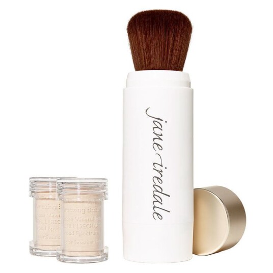 Jane Iredale Amazing Base Refillable Brush Ivory 2x Refills Jane Iredale Amazing Base Refillable Brush Ivory 2x Refills