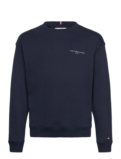 Tommy Hilfiger Mini Corp C-Neck Sweatshirt Navy 128 Tommy Hilfiger Mini Corp C-Neck Sweatshirt Navy 128
