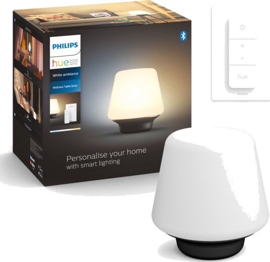 Philips Hue WA Wellnes Bordlampe Sort - 60577 Philips Hue WA Wellnes Bordlampe Sort - 60577