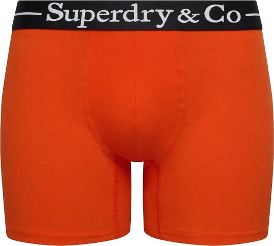 Superdry Sdry & Co Boxer Triple Pack BLACK/BOLD ORANGE/GREY MARL M