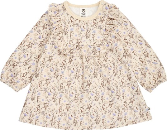 Müsli Kjole   Kornblomst   Oak/Valnøtt/Mauve   Müsli   1 år (80)   Kjole Beige Brun Lilla