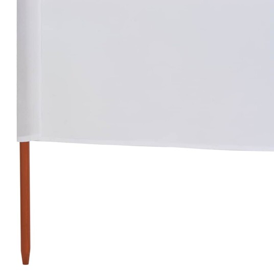 vidaXL Vindskjerm 9 paneler stoff 1200x160 cm sandhvit vidaXL Vindskjerm 9 paneler stoff 1200x160 cm sandhvit