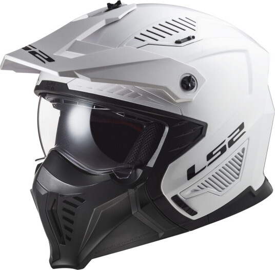 LS2 OF606 Drifter Solid Motocross Hjelm XS Hvit