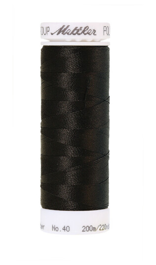 Mettler, Poly Sheen 200m Farge nr 0020 Black