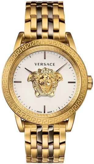 Versace Herreklokke VERD00418 Palazzo Empire Sølvfarget/Stål Ø43 mm Versace Herreklokke VERD00418 Palazzo Empire Sølvfarget/Stål Ø43 mm