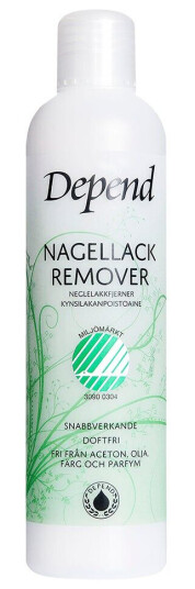 Depend Ecolabelled Svanen Remover 250 ml Depend Ecolabelled Svanen Remover 250 ml