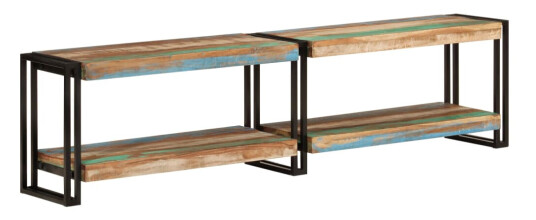 vidaXL TV-benk 160x30x40 cm gjenvunnet heltre