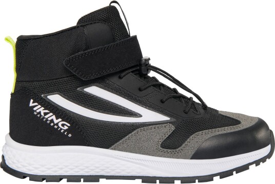 Viking Century Mid 1V SL WP Sneakers Black/Lime 33