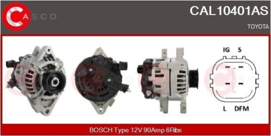 Dynamo CASCO CAL10401AS
