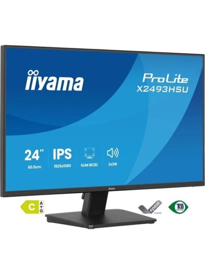 Iiyama ProLite X2493HSU 24" FHD IPS PC-Skjerm 120Hz Svart